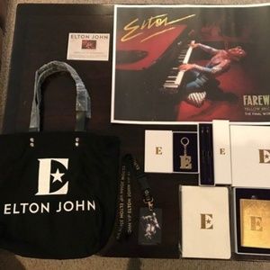Elton John Farewell  Tour - VIP Gift Bag Swag 70s Classic Rock Retired